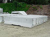 J&R Precast Concrete Jersey Barrier
