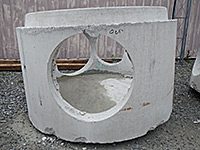 Concrete drain manhole