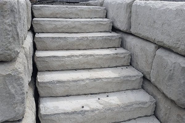Example of Redi-Rock Stairs