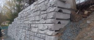 Redi-Rock Commercial Retaining Wall, Norfolk MA